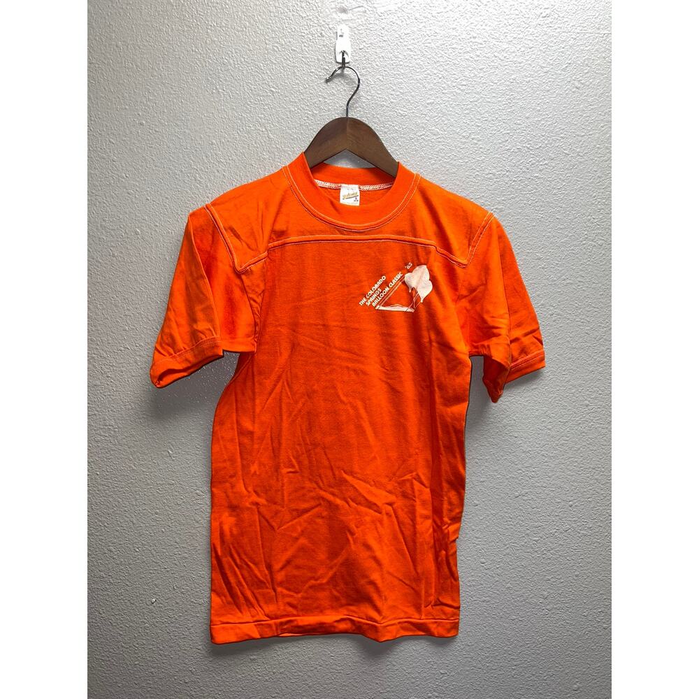 Vintage Colorado Springs Balloon Shirt 1983 83 Orange Sportswear 80s Tee Small